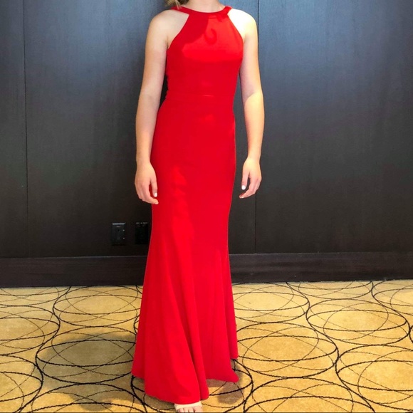 Red prom dress - Picture 3 of 3